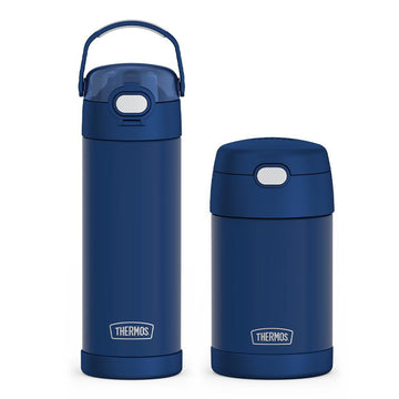 16oz FUNtainer¬Æ Water Bottle & Food Jar Bundle - Navy