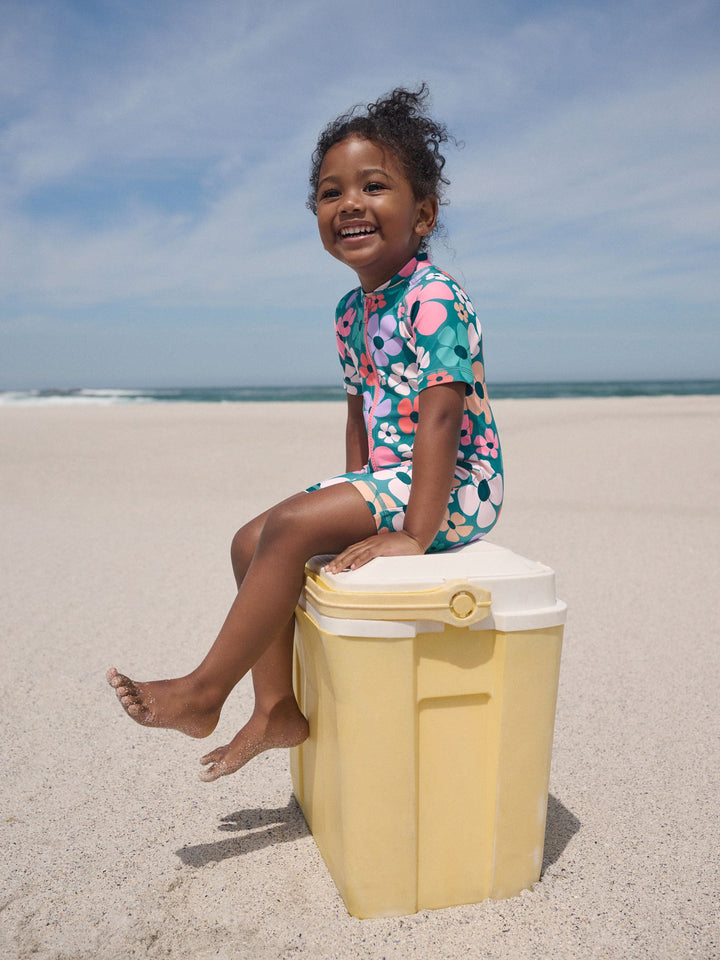 Stampy Floral Sunsafe Swimsuit (3mths-10yrs)