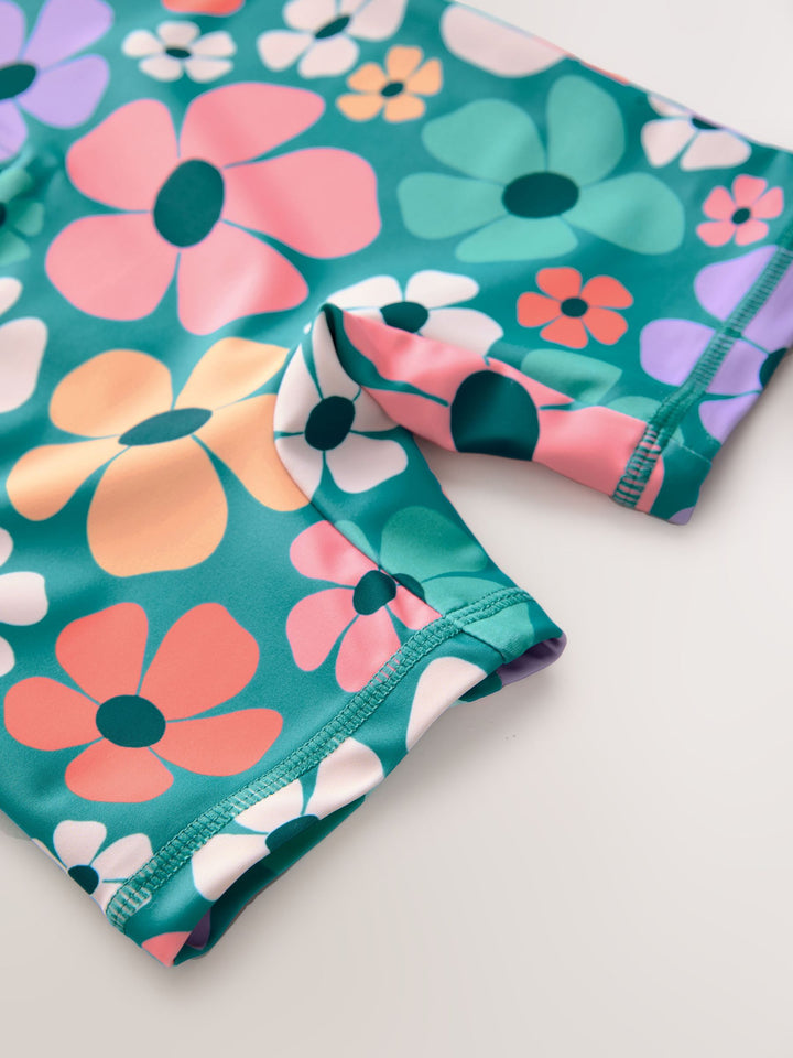 Stampy Floral Sunsafe Swimsuit (3mths-10yrs)