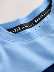 Baker by Ted Baker Blue Romper and Reversible Hat Set 2 Pack