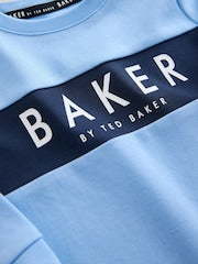 Baker by Ted Baker Blue Romper and Reversible Hat Set 2 Pack