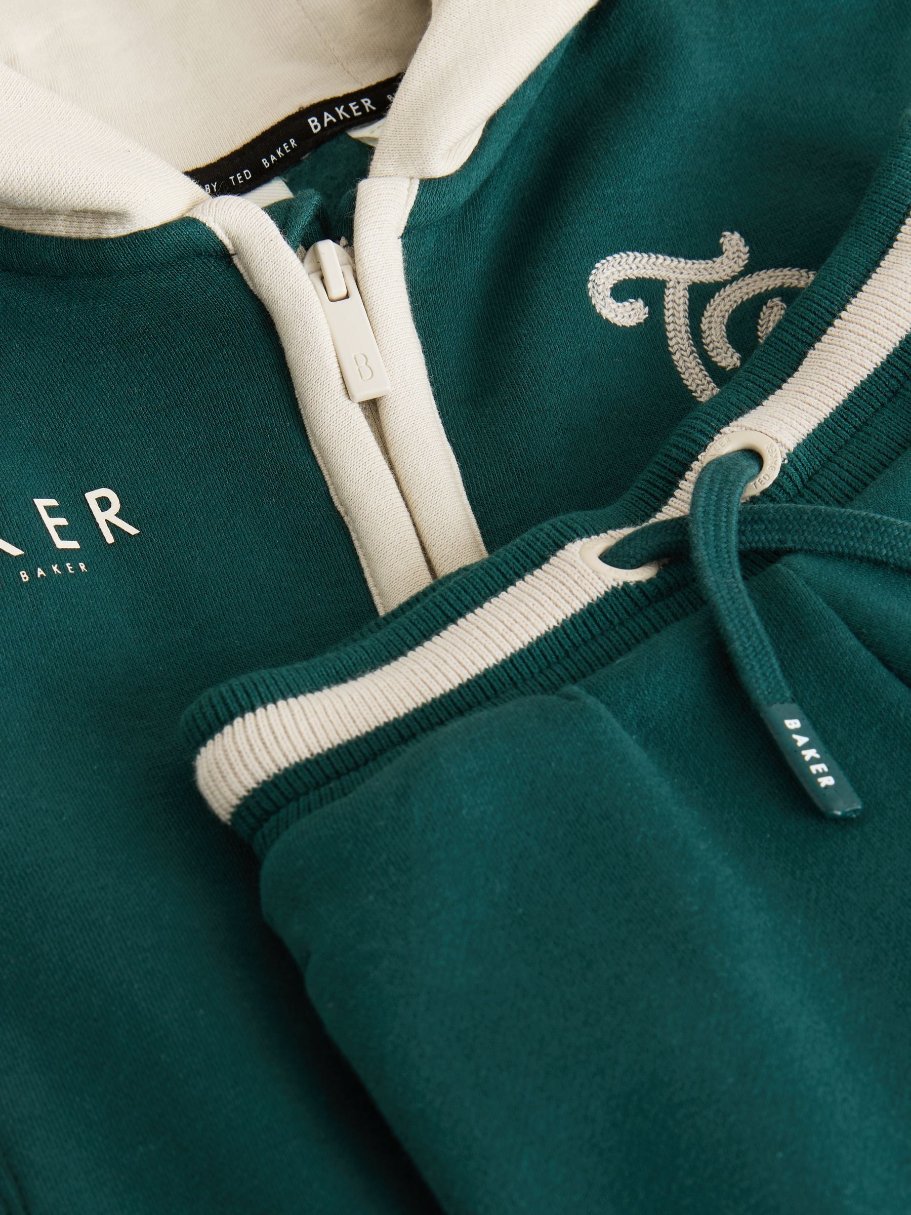 Baker by Ted Baker Varsity 3 Piece Hoodie T-Shirt and Joggers Set - 3-4 Yrs