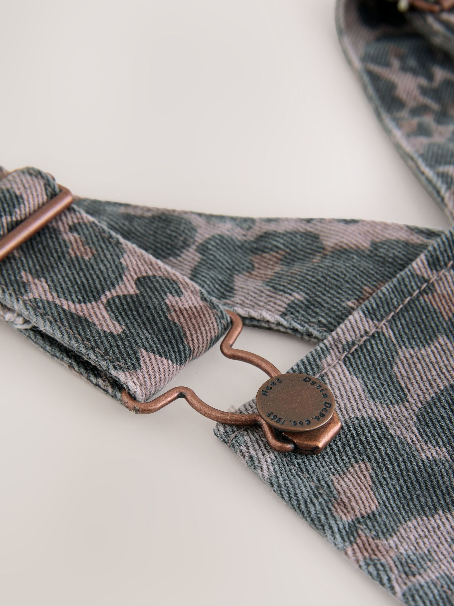 Chocolate Brown Animal Print Dungaree (3-16yrs)