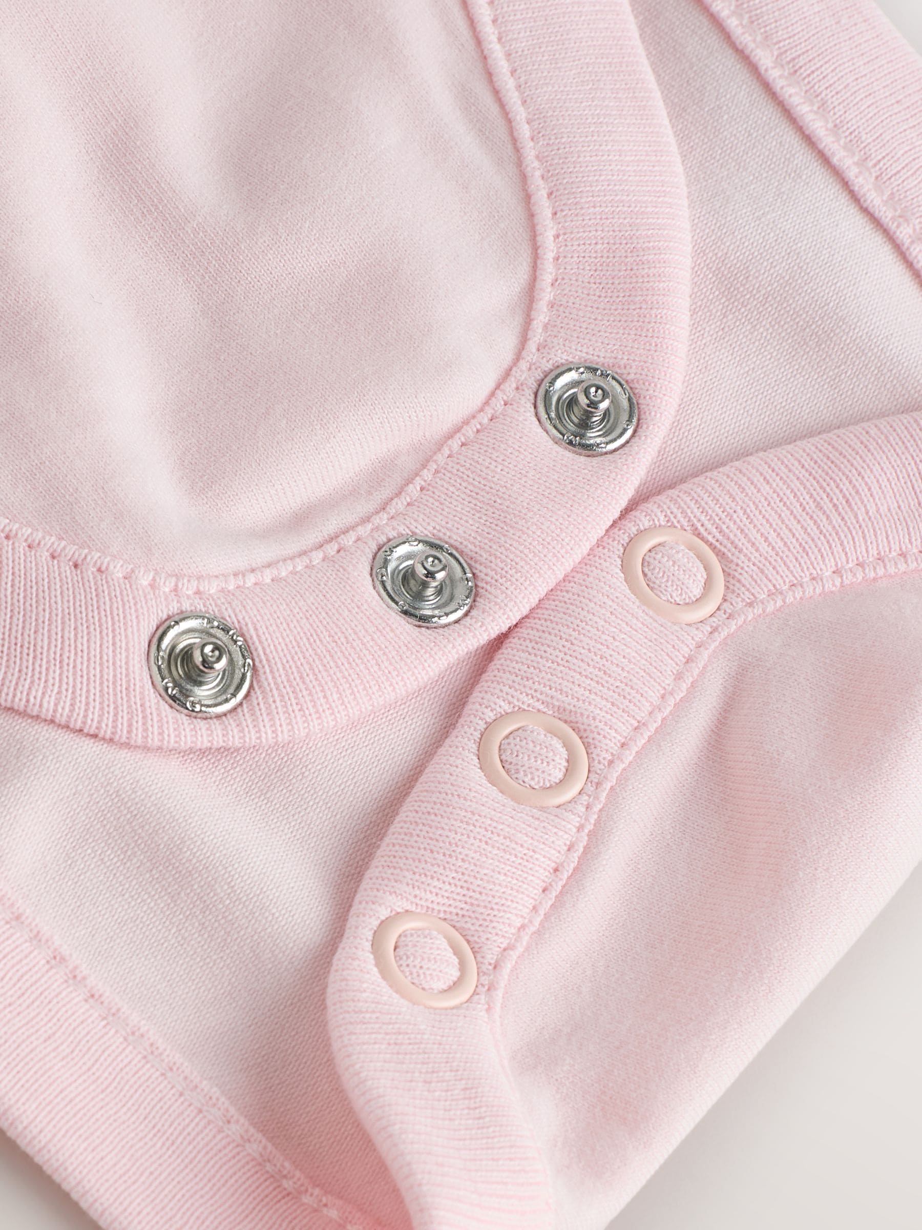 Pink Baby Dungarees and Long Sleeve Bodysuits Set 2 Piece (0mths-3yrs)