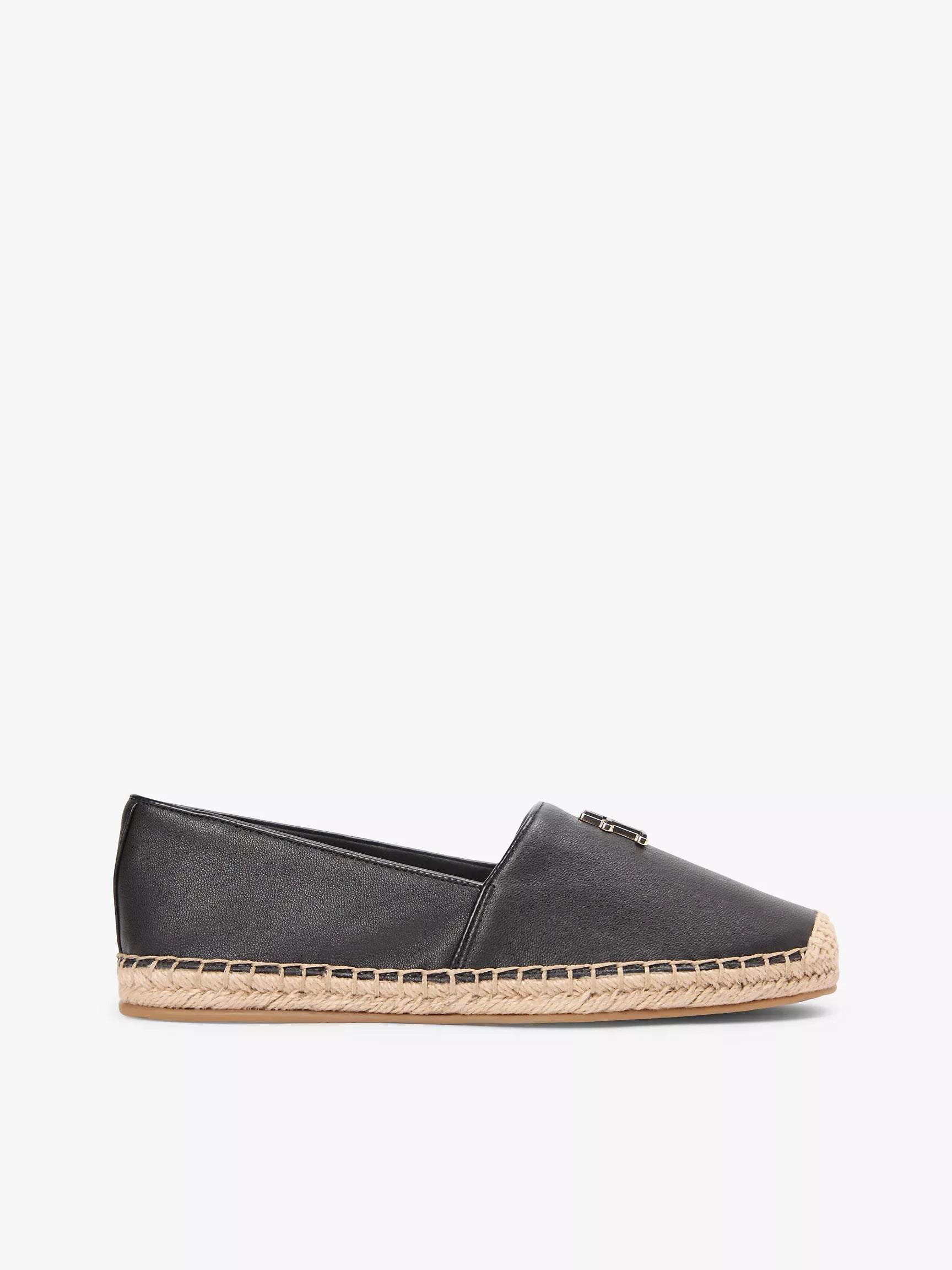 TH Monogram Leather Espadrille