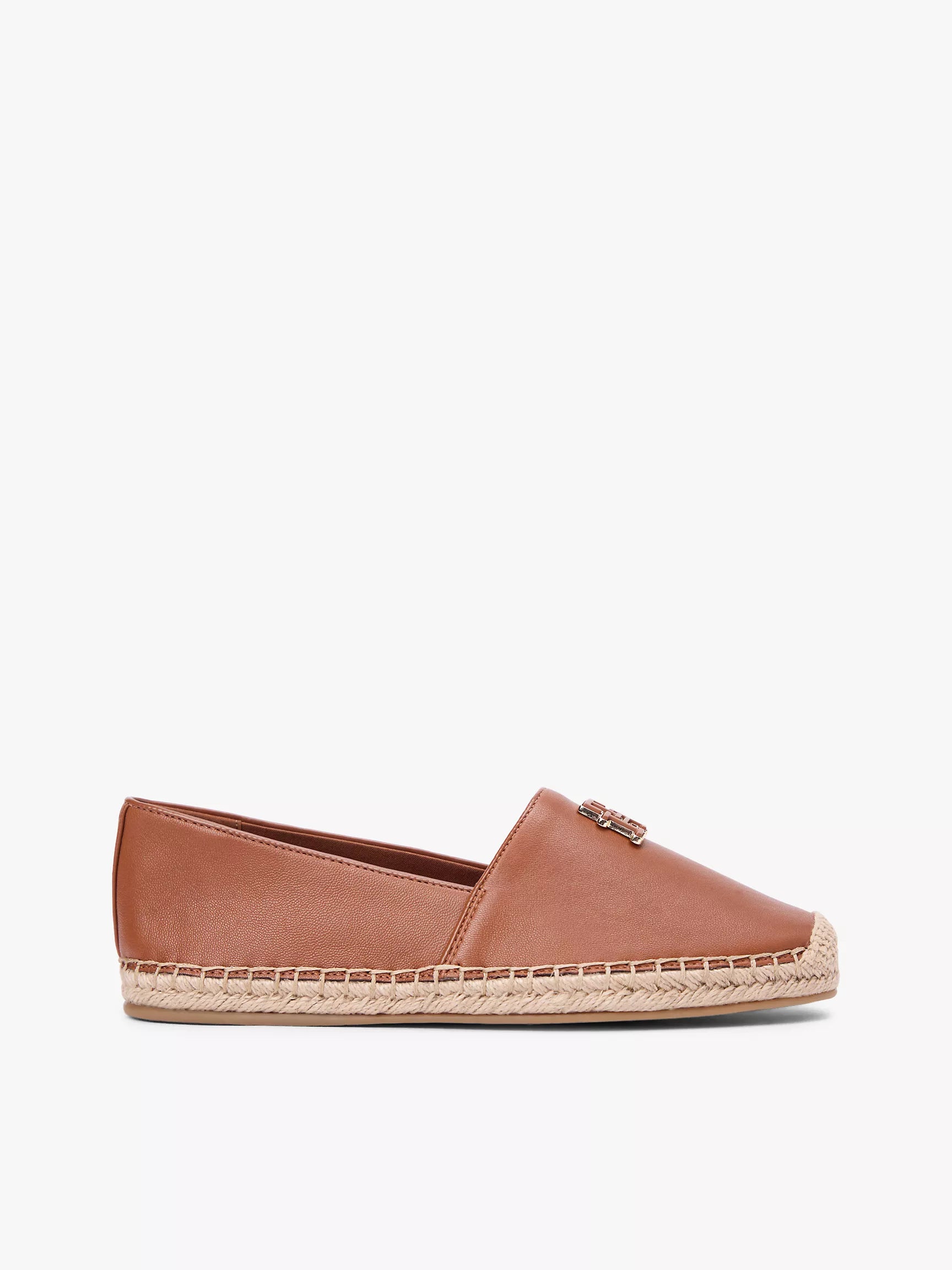 TH Monogram Leather Espadrille