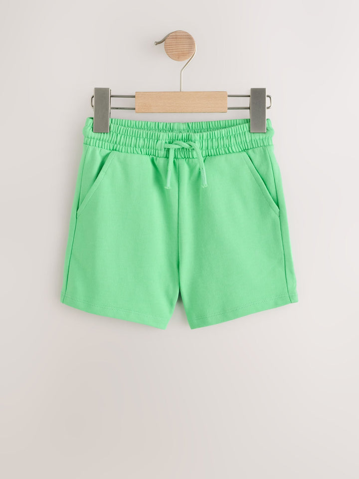 Red/Green Jersey Shorts 5 Pack (3mths-7yrs)