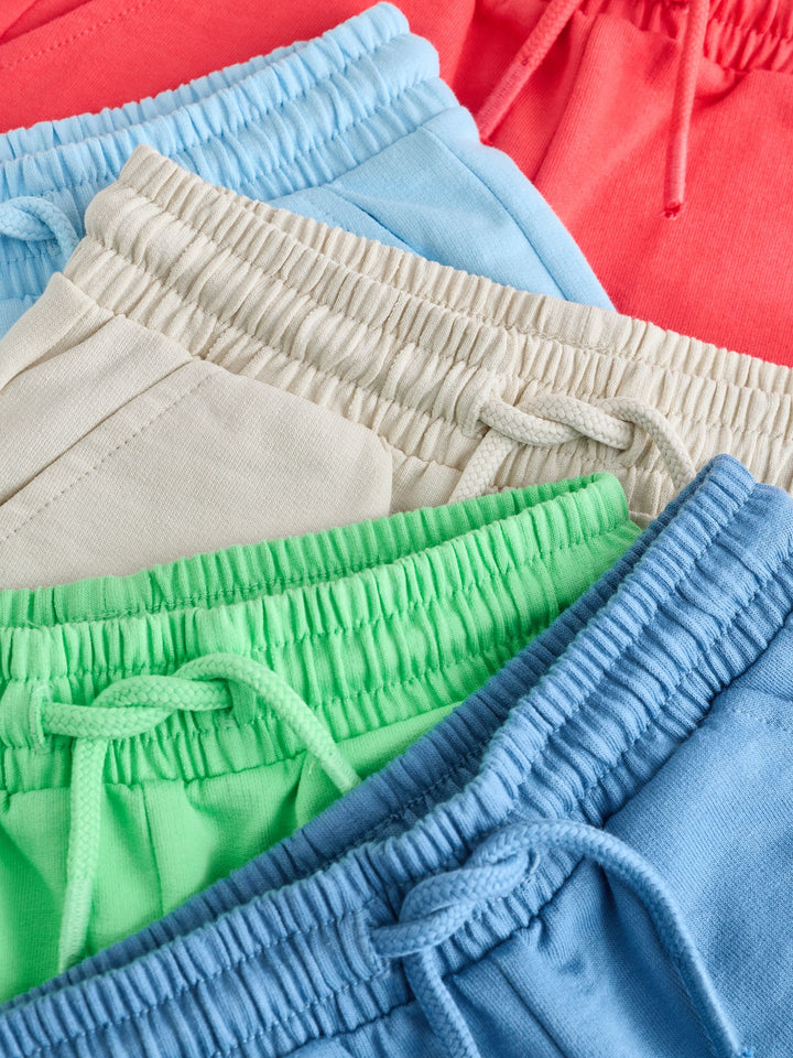 Red/Green Jersey Shorts 5 Pack (3mths-7yrs)