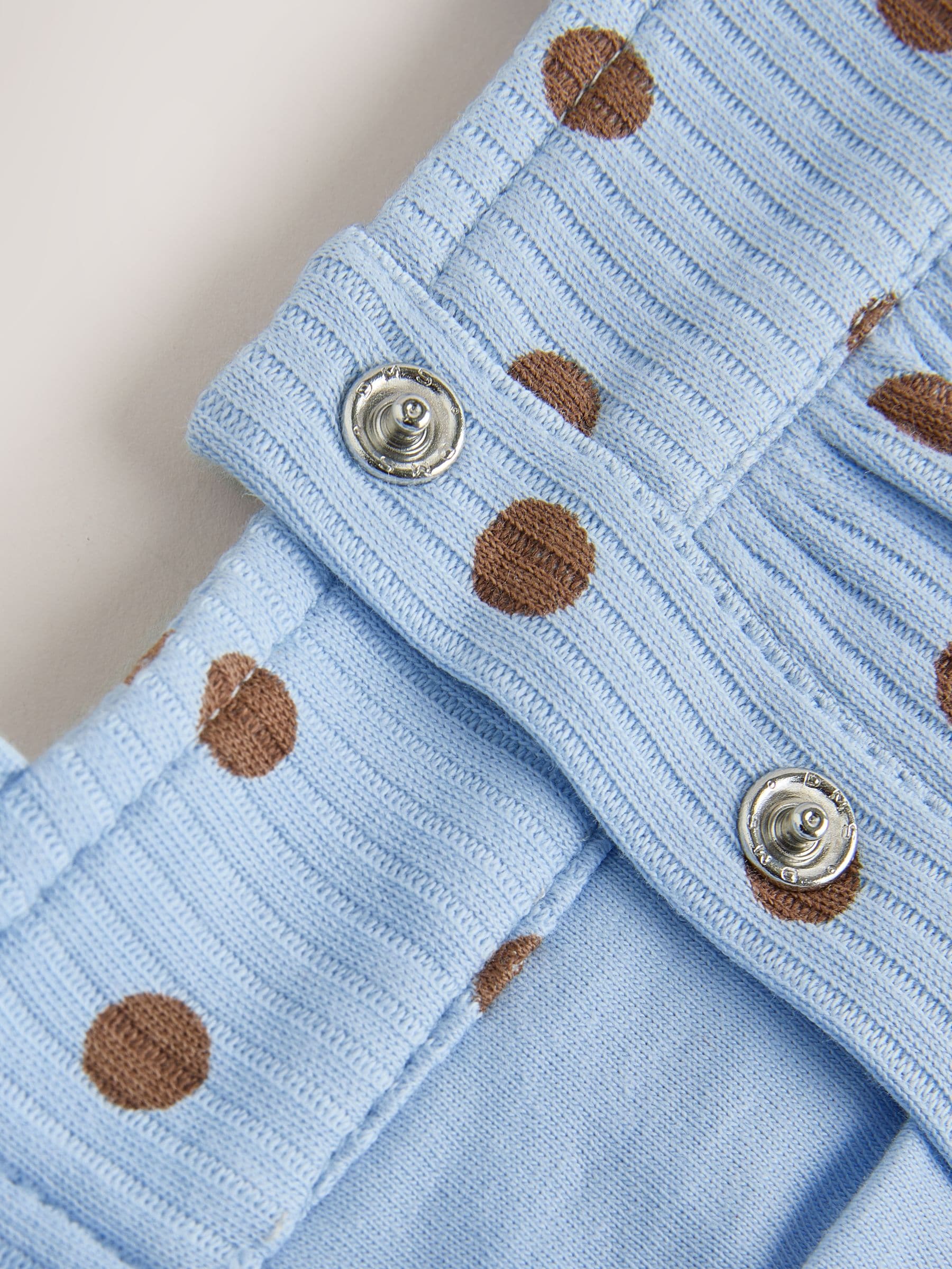 Blue Spot Baby Long Leg Jersey Romper (0mths-3yrs)