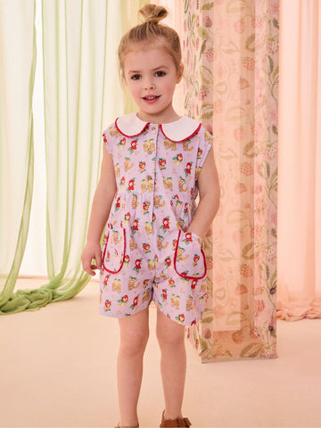 Pink Cath Kidston Playsuit (3mths-7yrs)