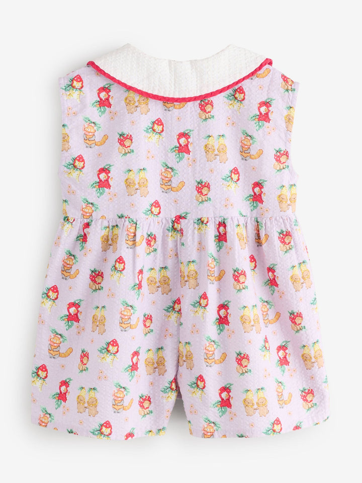 Pink Cath Kidston Playsuit (3mths-7yrs)