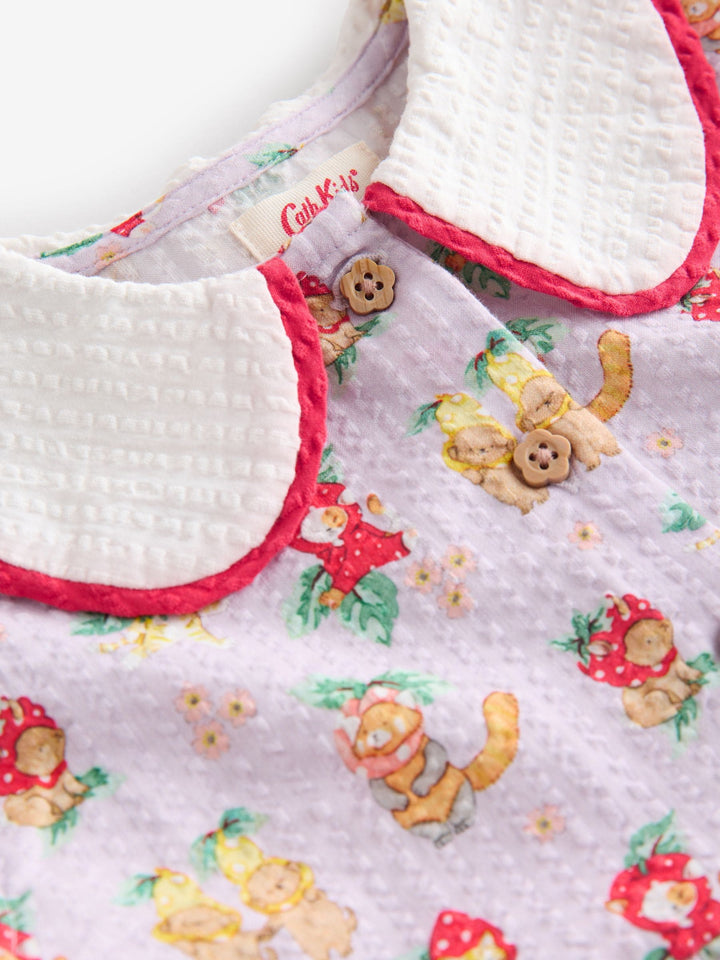 Pink Cath Kidston Playsuit (3mths-7yrs)