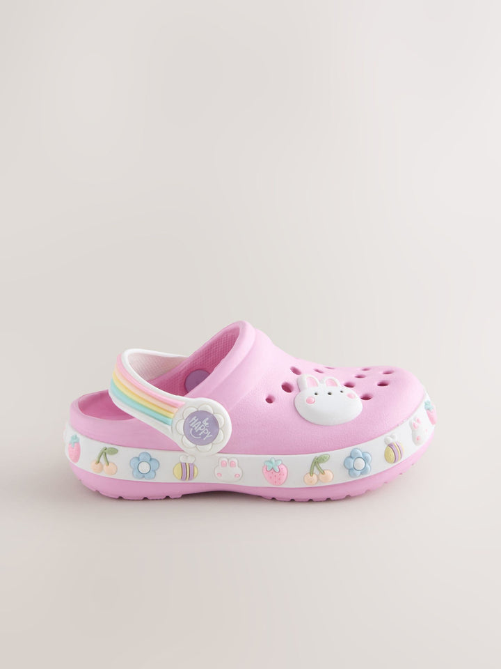 Pink Wide Fit (G) Character Clogs