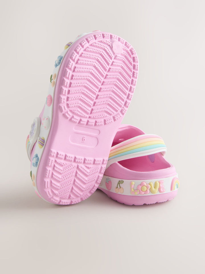 Pink Wide Fit (G) Character Clogs