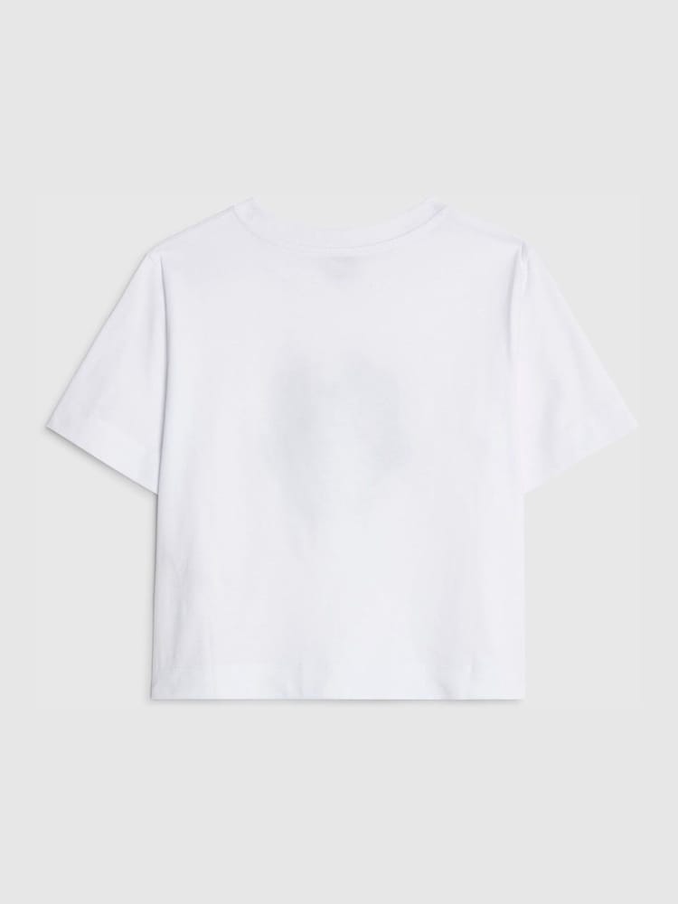 River Island White Hotfix Perfume T-Shirt