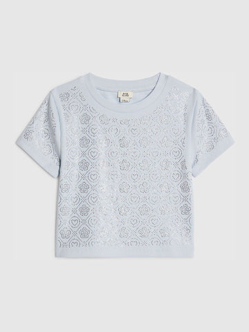 River Island Blue RI Hotfix Baby T-Shirt
