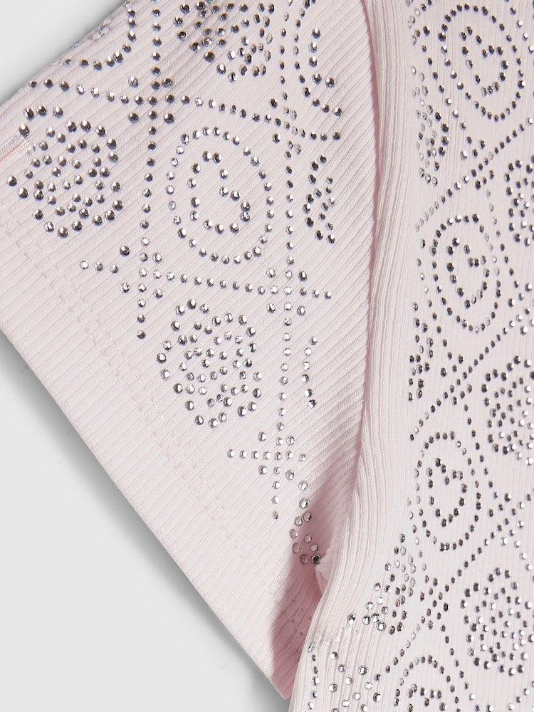 River Island Pink RI Hotfix Baby T-Shirt