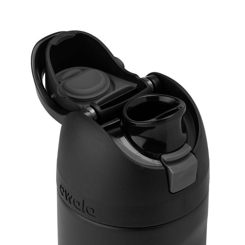 Owala 24 fl oz FreeSip Stainless Steel Water Bottle - Very Very Dark