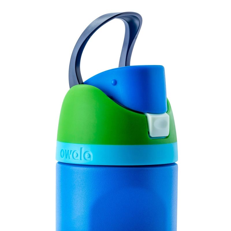 Owala 16oz Kids' FreeSip Stainless Steel Water Bottle - Green Machine