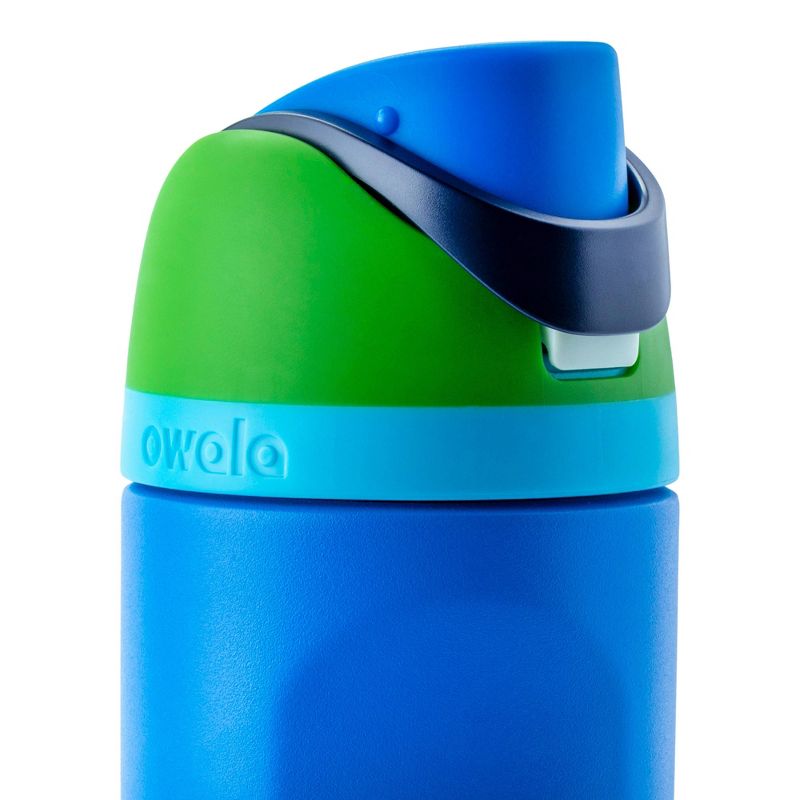 Owala 16oz Kids' FreeSip Stainless Steel Water Bottle - Green Machine