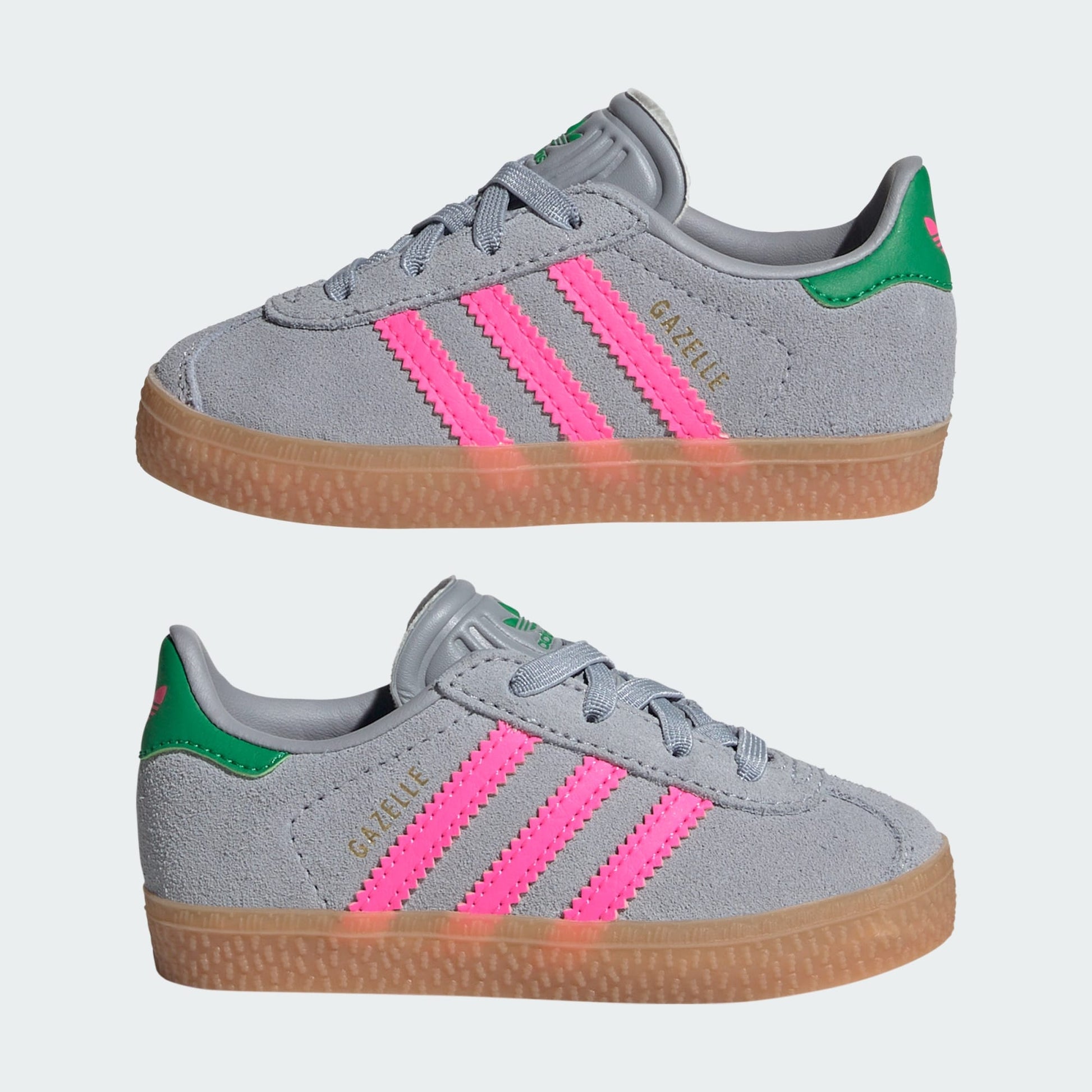 Gazelle Comfort Closure Elastic Laces Shoes Kids