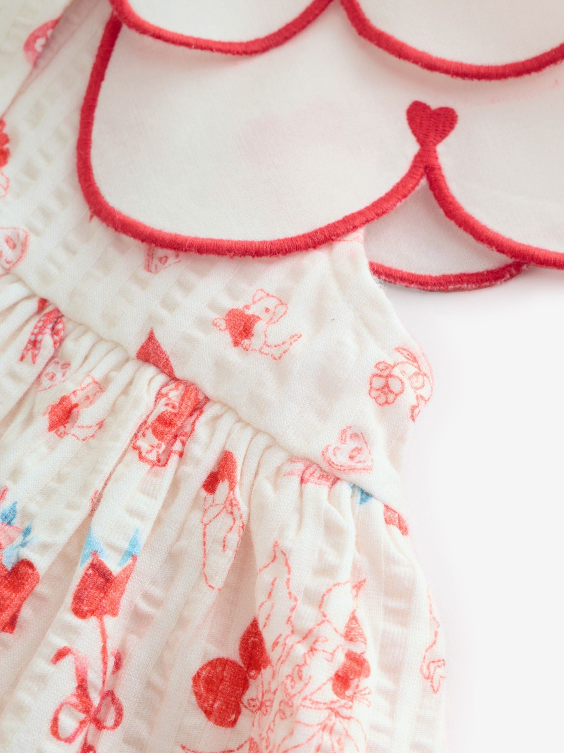 Red Cath Kidston Collared Dress (3mths-7yrs)