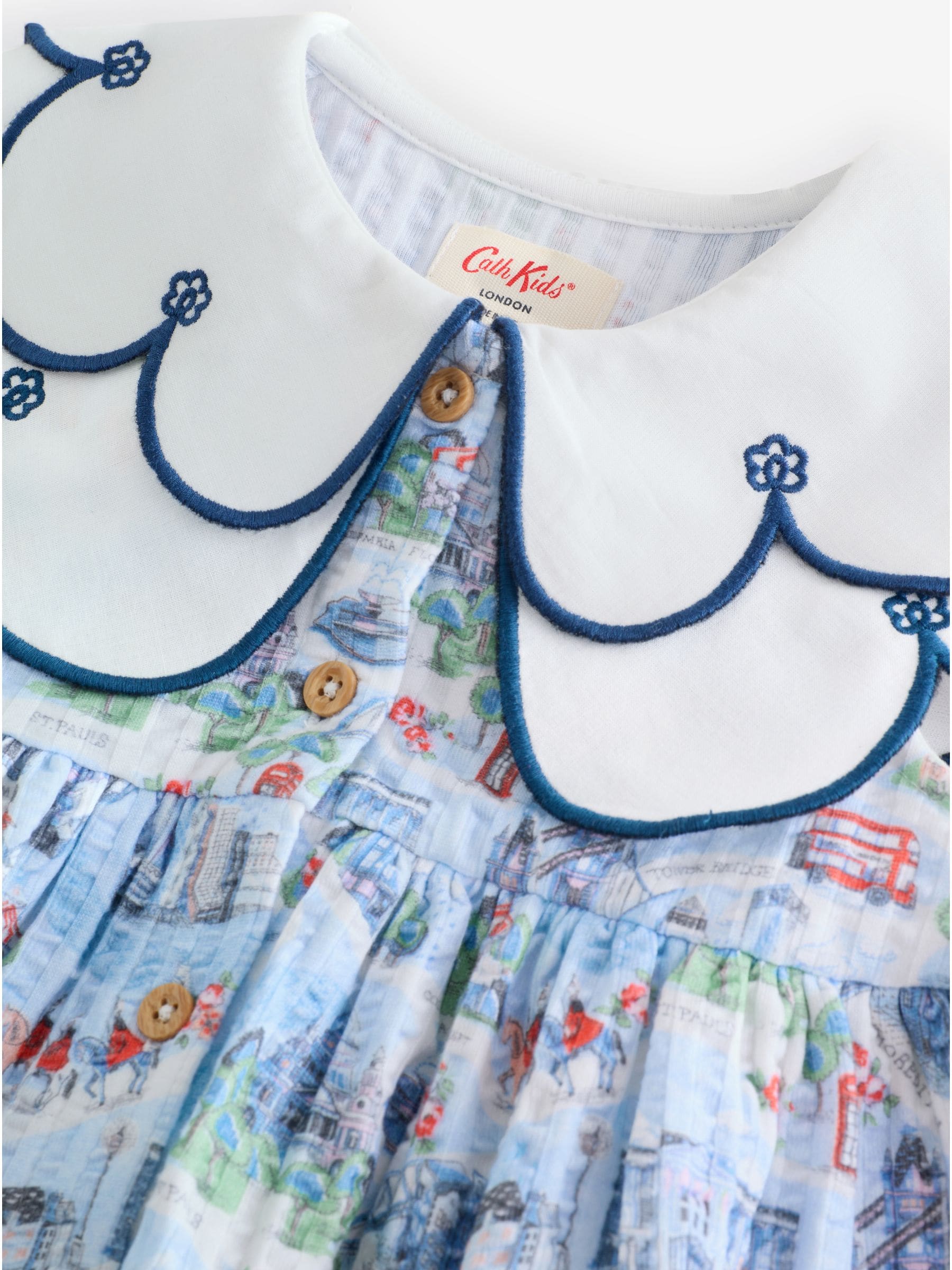 Blue Cath Kidston Collared Dress (3mths-7yrs)