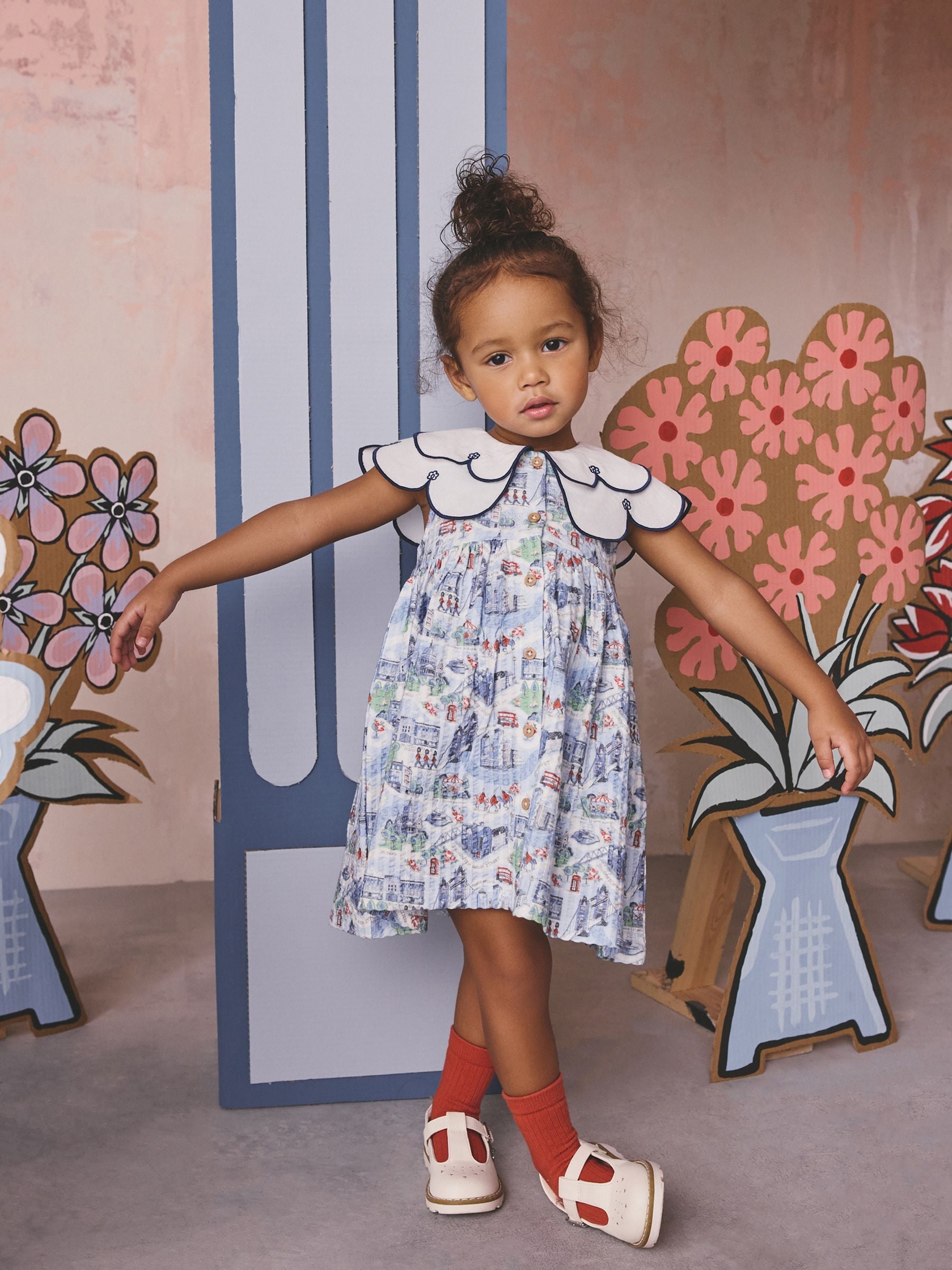 Blue Cath Kidston Collared Dress (3mths-7yrs)
