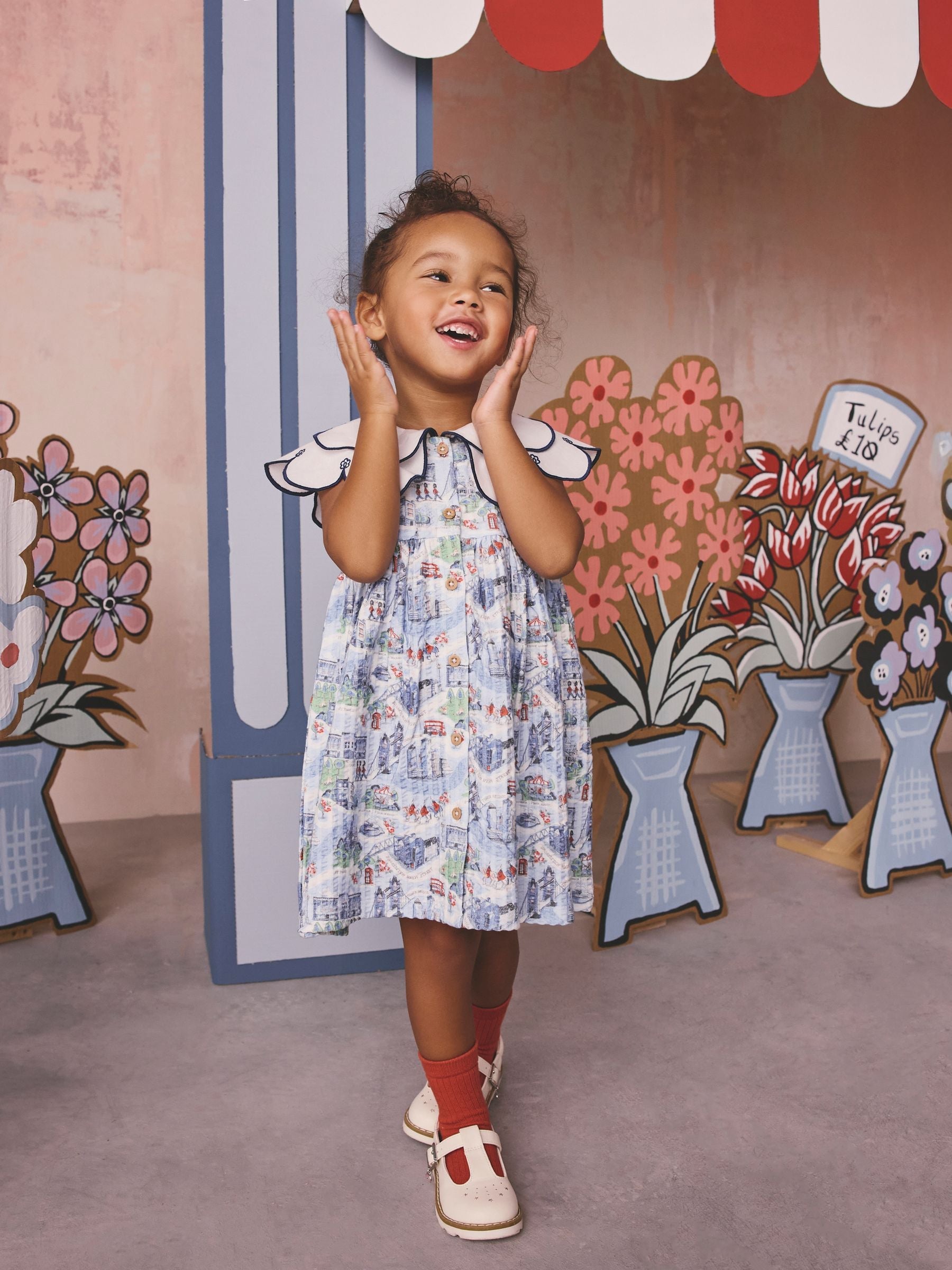 Blue Cath Kidston Collared Dress (3mths-7yrs)
