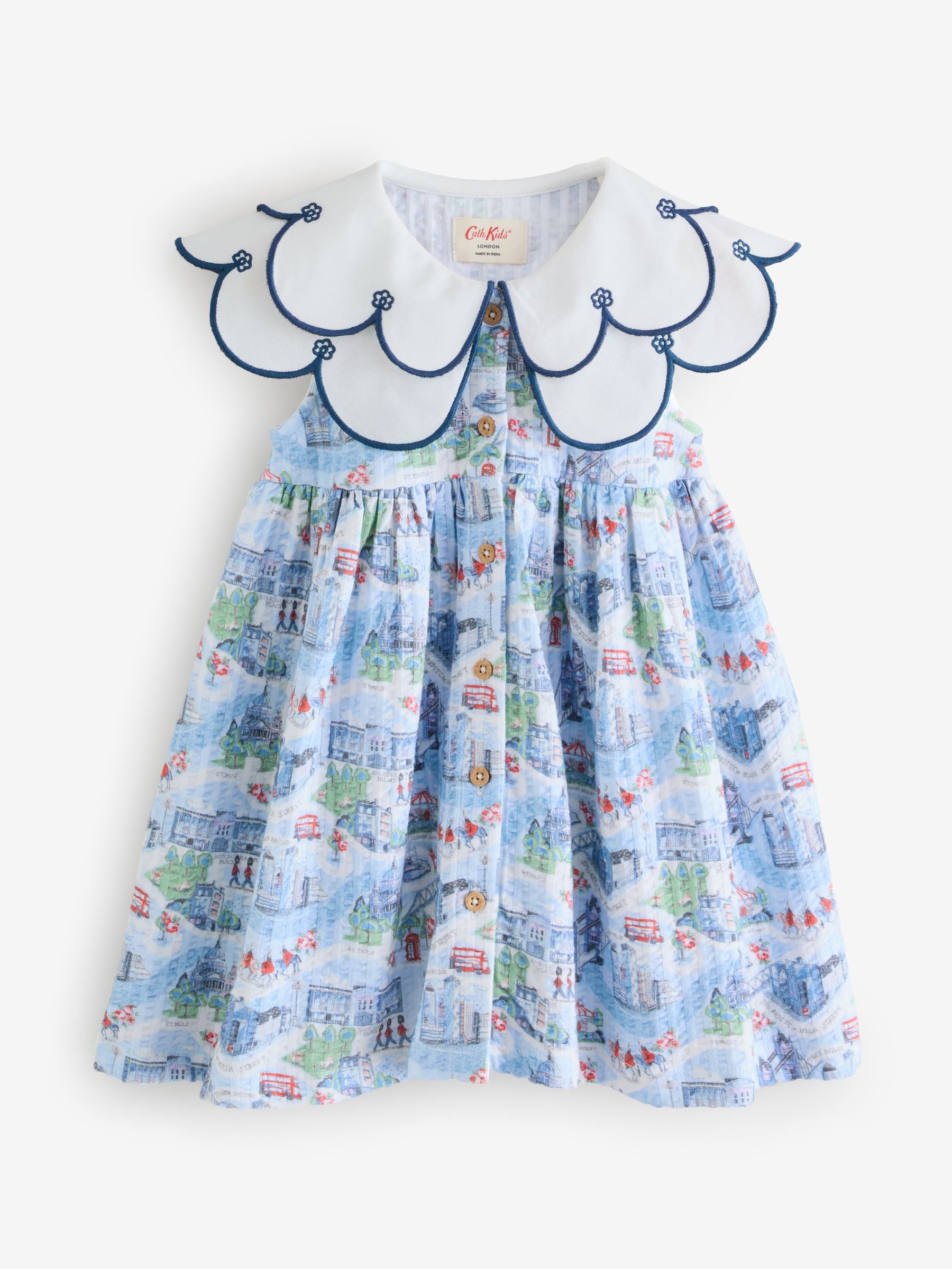 Blue Cath Kidston Collared Dress (3mths-7yrs)