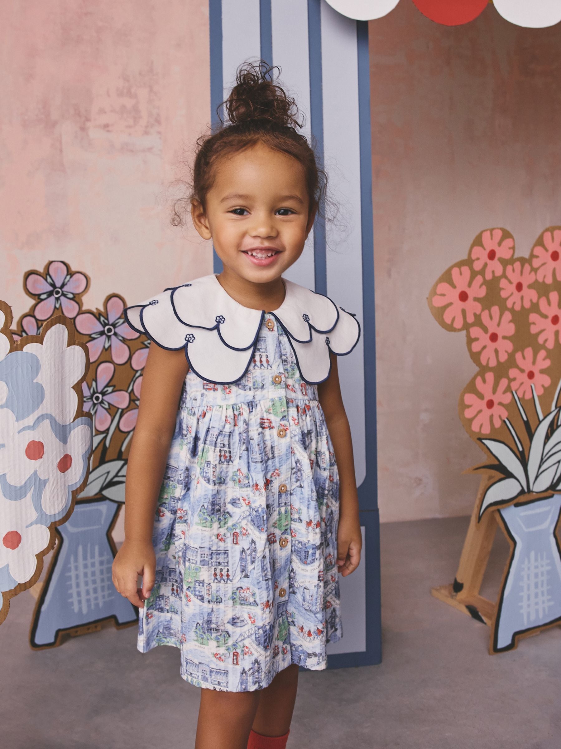 Blue Cath Kidston Collared Dress (3mths-7yrs)