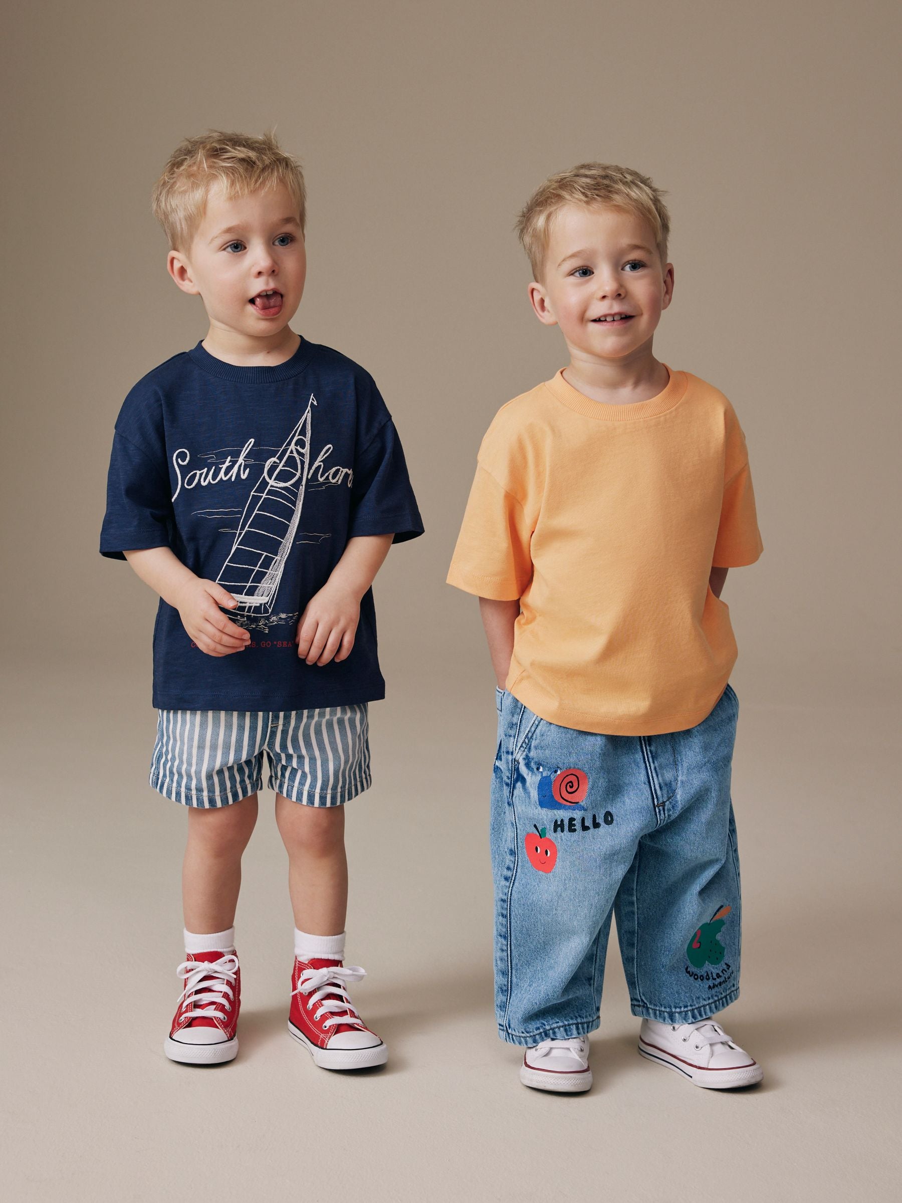 Mid Blue Denim Wide Leg Jeans (3mths-7yrs)