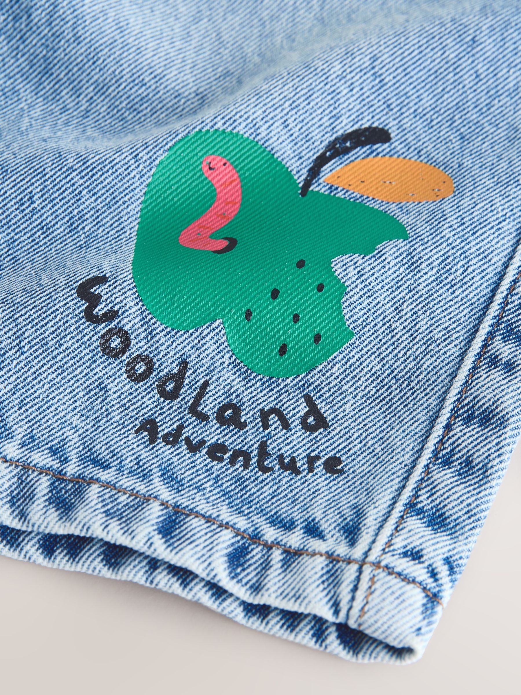 Mid Blue Denim Wide Leg Jeans (3mths-7yrs)