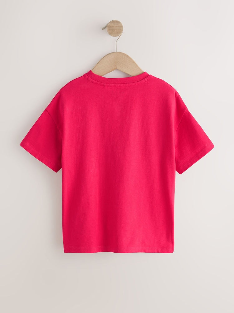 Red Heart Sequin T-Shirt (3-16yrs) - Image 6 of 8