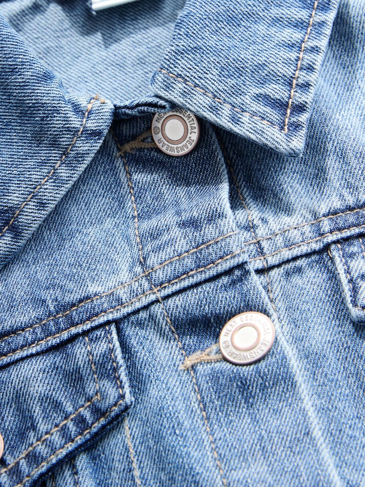 Mid Blue Denim Western Jacket (3-16yrs) - Image 7 of 8