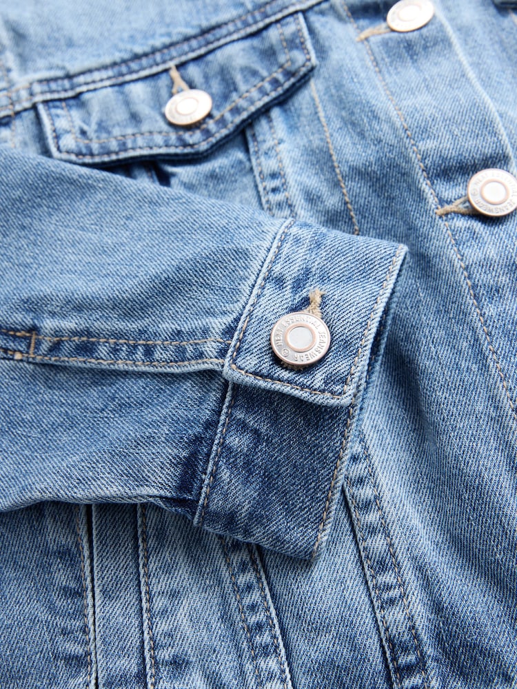 Mid Blue Denim Western Jacket (3-16yrs) - Image 8 of 8