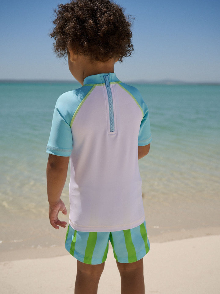 Mickey Rash Vest and Swim Shorts Set (3mths-7yrs)