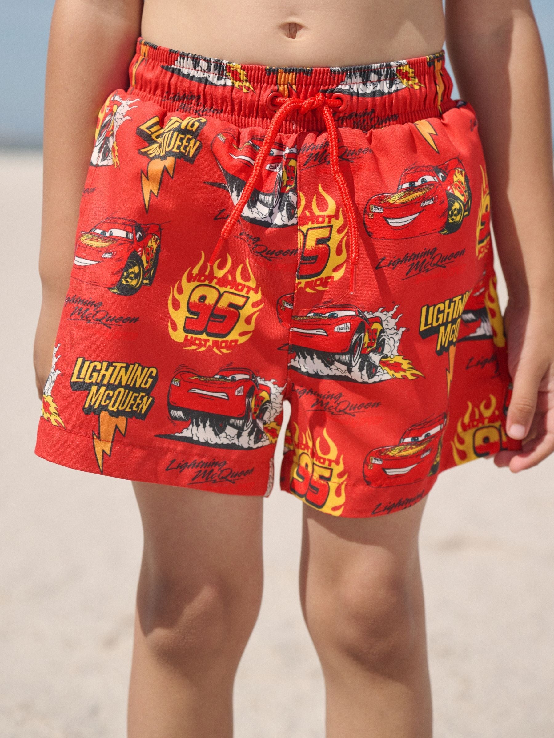 Lightening McQueen Rash Vest and Swim Shorts Set (3mths-7yrs)