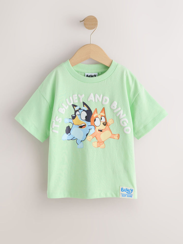 Mint Green Bluey Short Sleeve T-Shirt (12mths-7yrs)