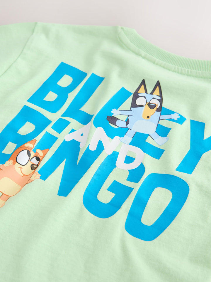 Mint Green Bluey Short Sleeve T-Shirt (12mths-7yrs)