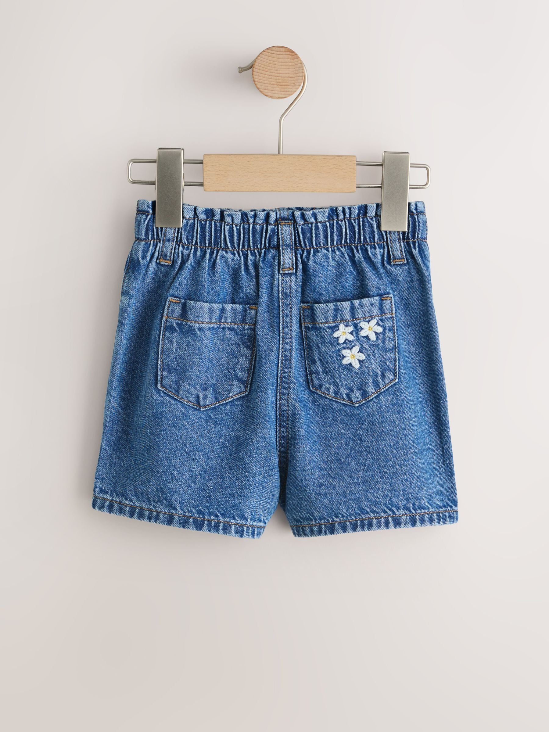 Mid Blue Denim Fruit Character Pull On Denim Shorts (3mths-10yrs)