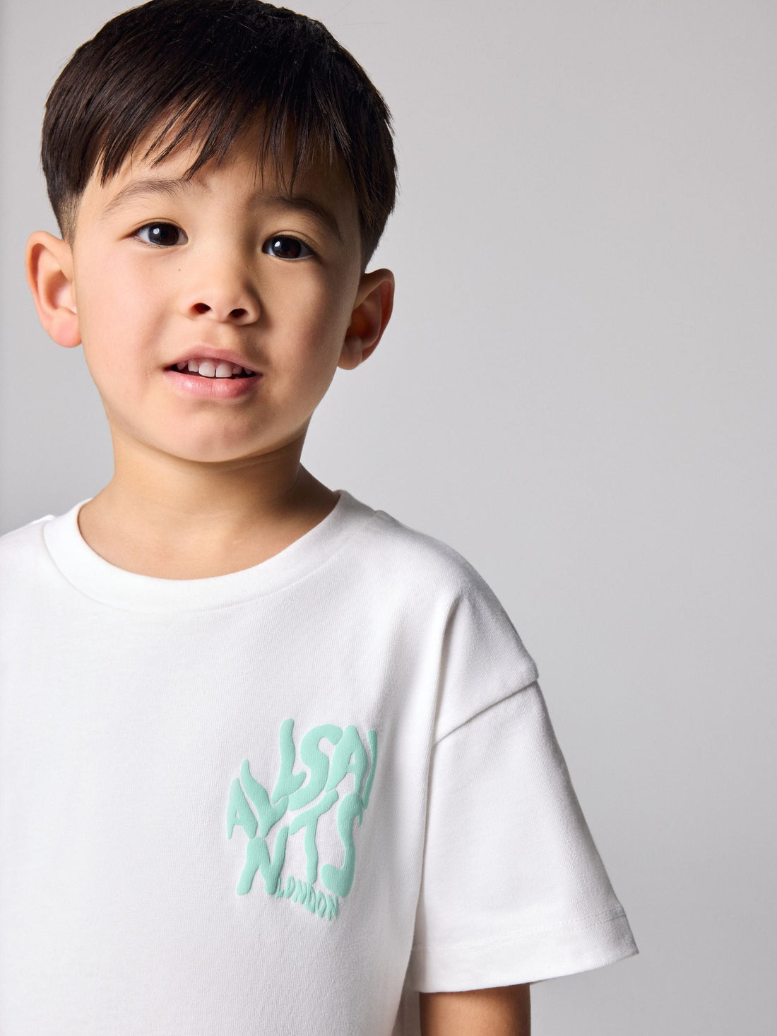 smALLSAINTS White Orlando Logo Oversized Crew Neck T-Shirt