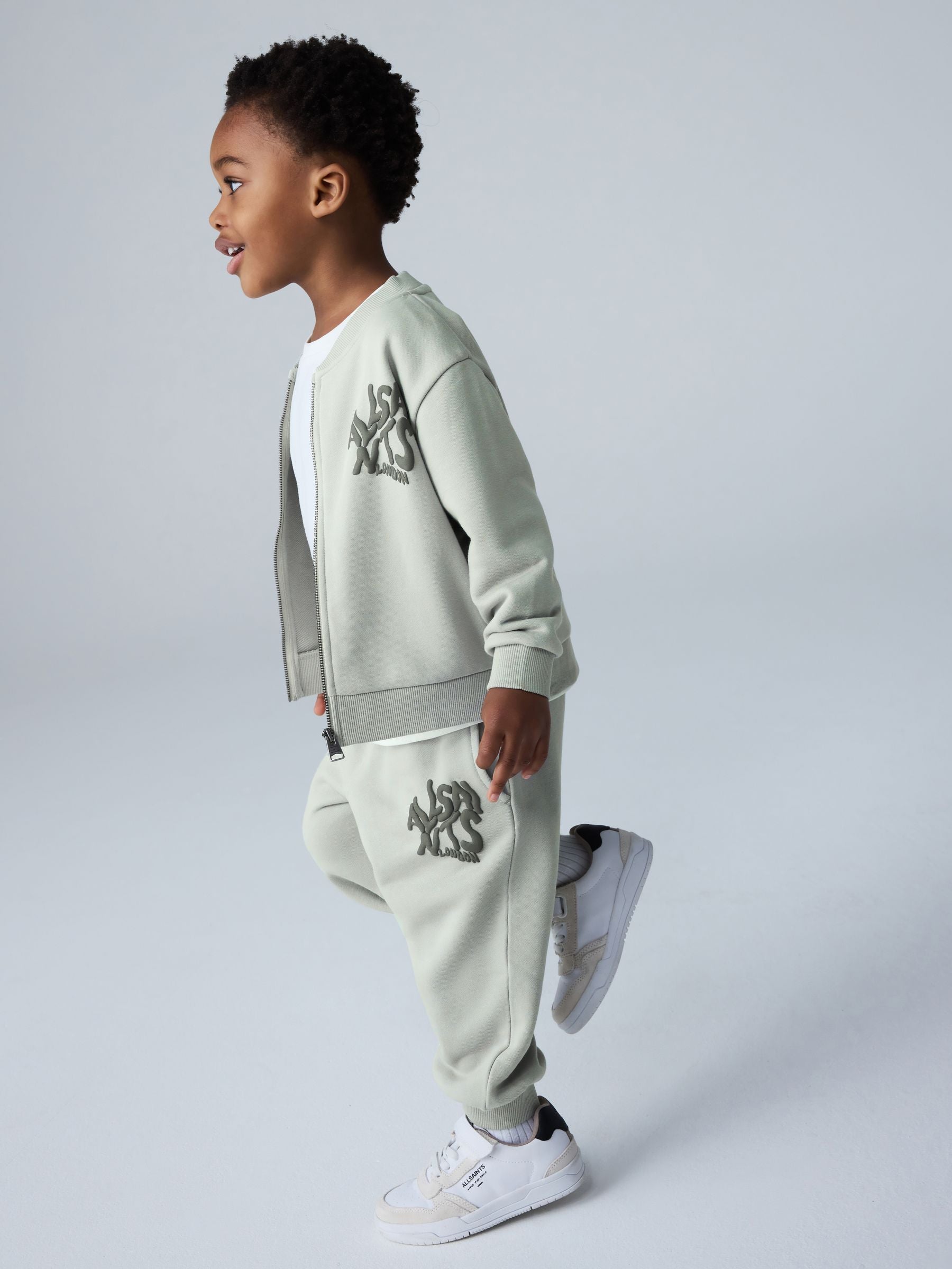 smALLSAINTS Mint Green Orlando Oversized Bomber Jacket and Joggers Younger Set