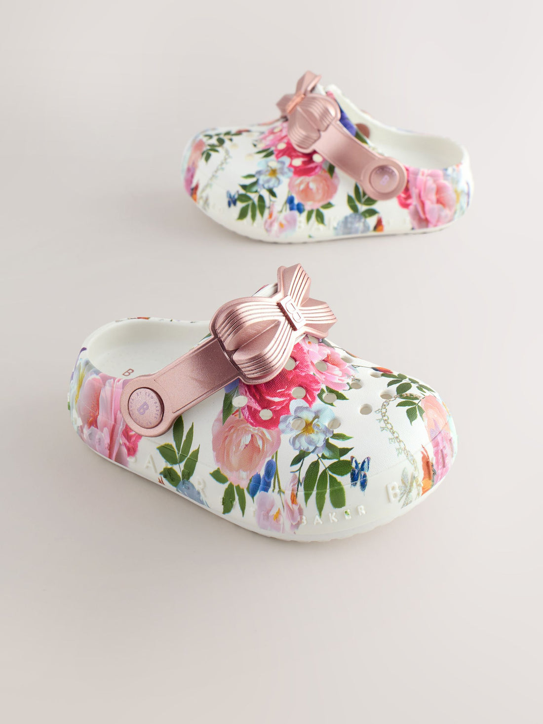 Baker by Ted Baker Girls Bow Clog Sandals