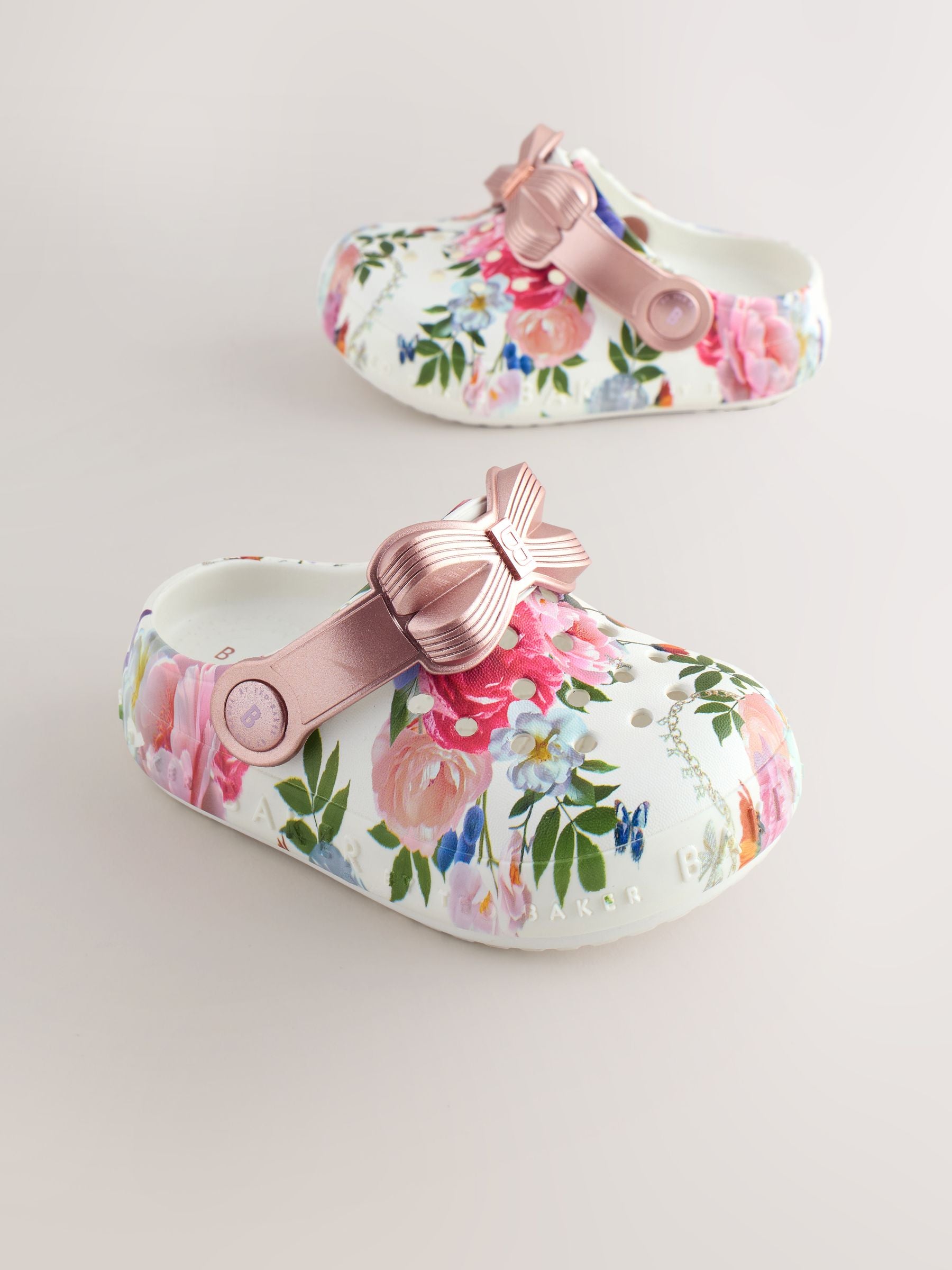 Baker by Ted Baker Girls Bow Clog Sandals