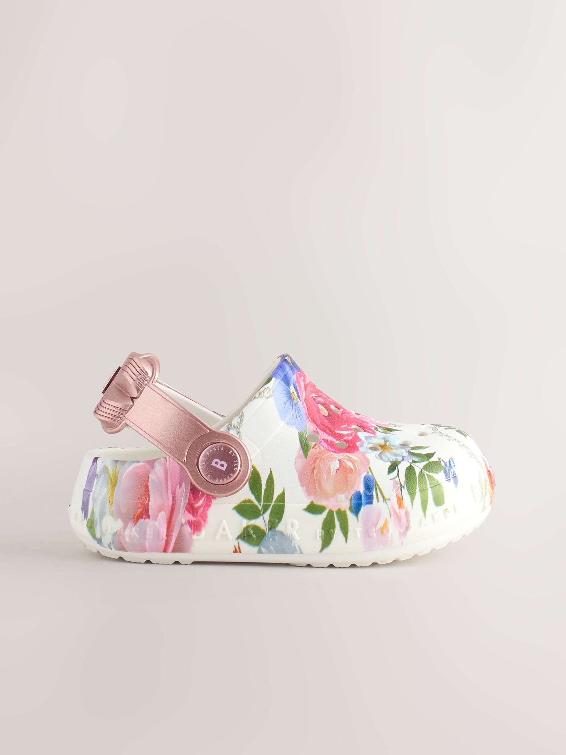 Baker by Ted Baker Girls Bow Clog Sandals