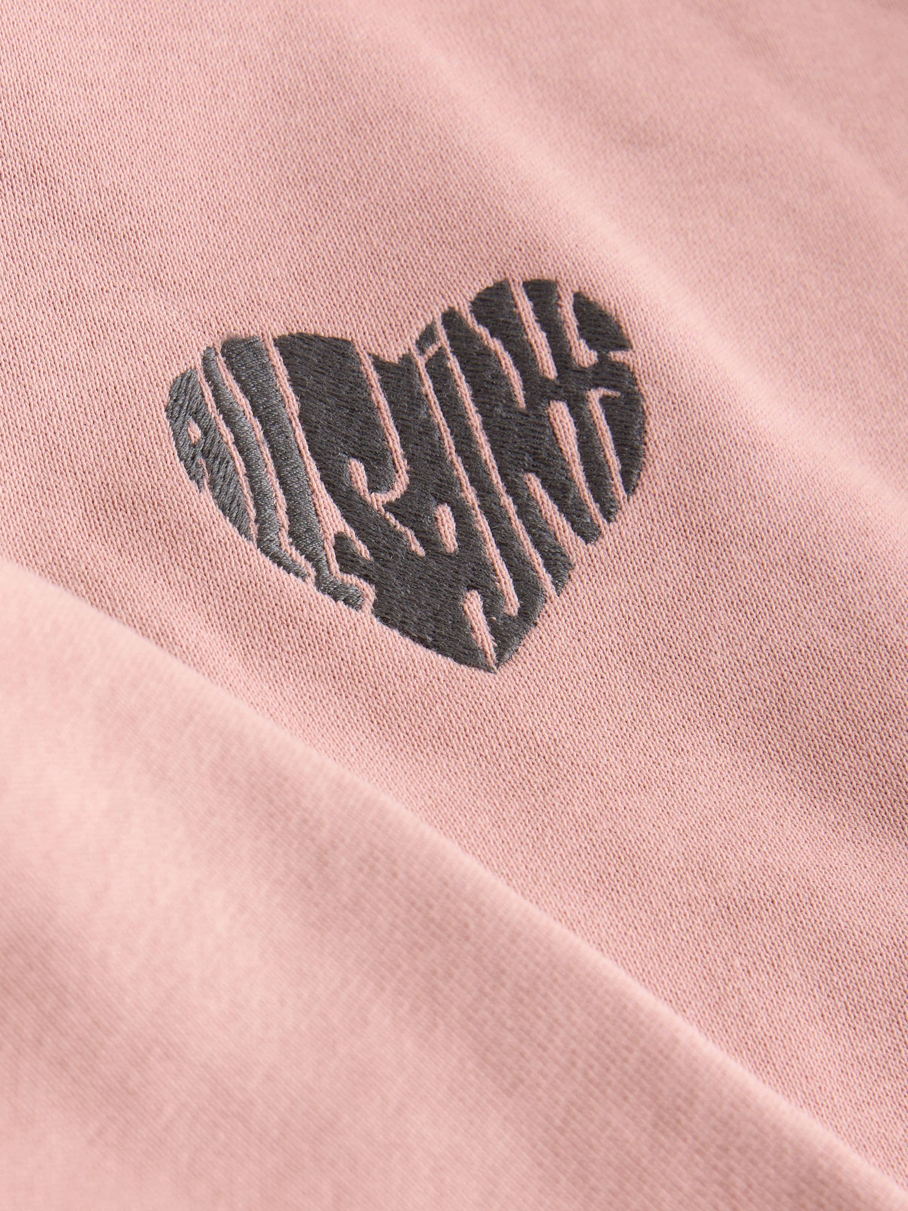 smALLSAINTS Mid Pink Lover Hoodie and Sweat Shorts Set