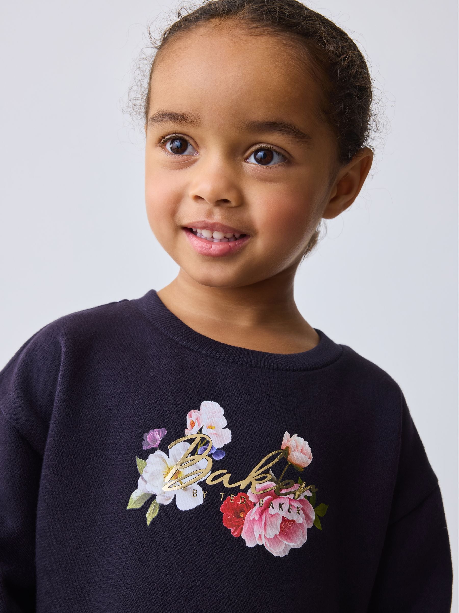 Baker by Ted Baker 2 Piece Bow Mesh Hem Sweat Top & Leggings Set