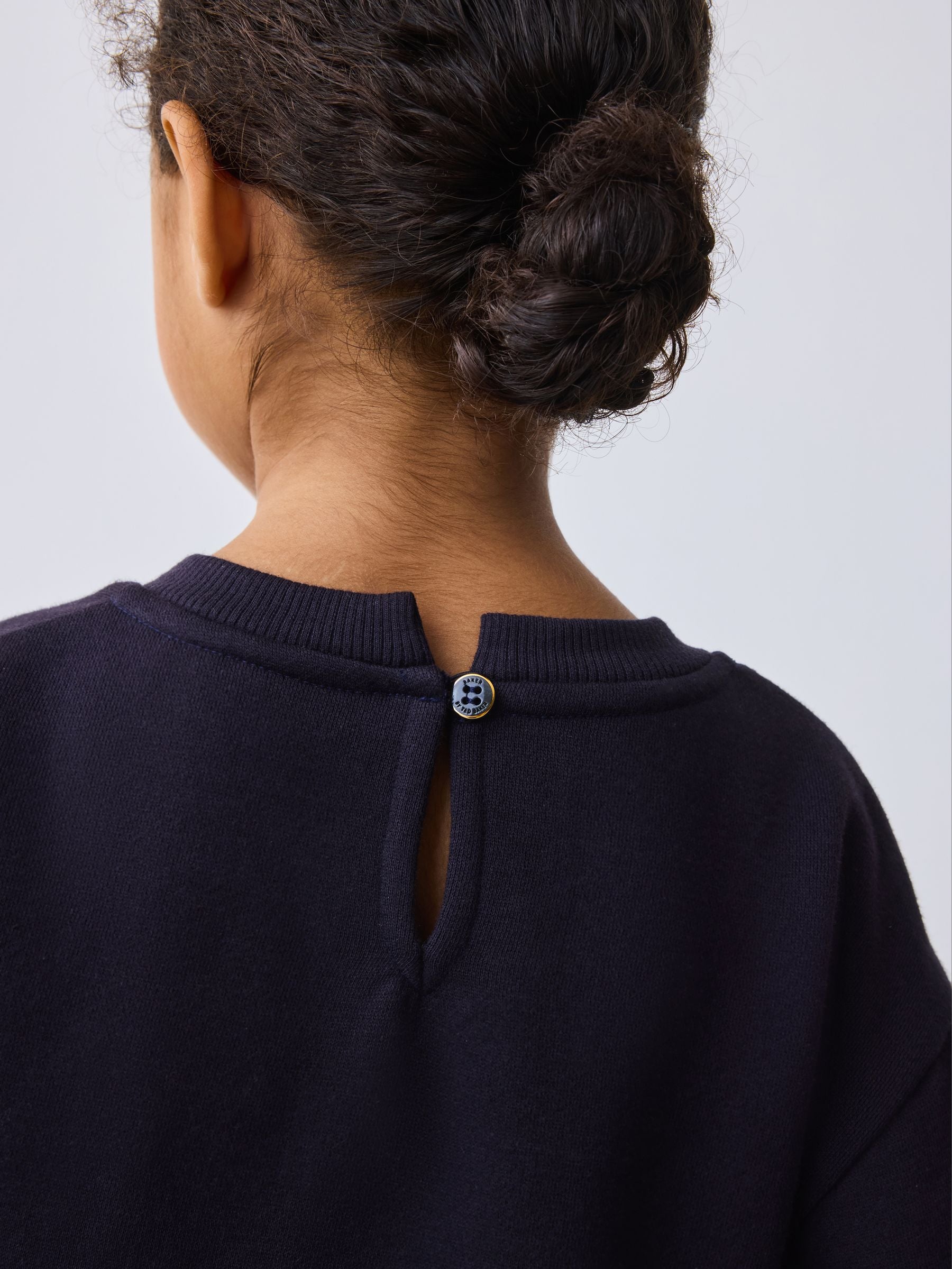 Baker by Ted Baker 2 Piece Bow Mesh Hem Sweat Top & Leggings Set