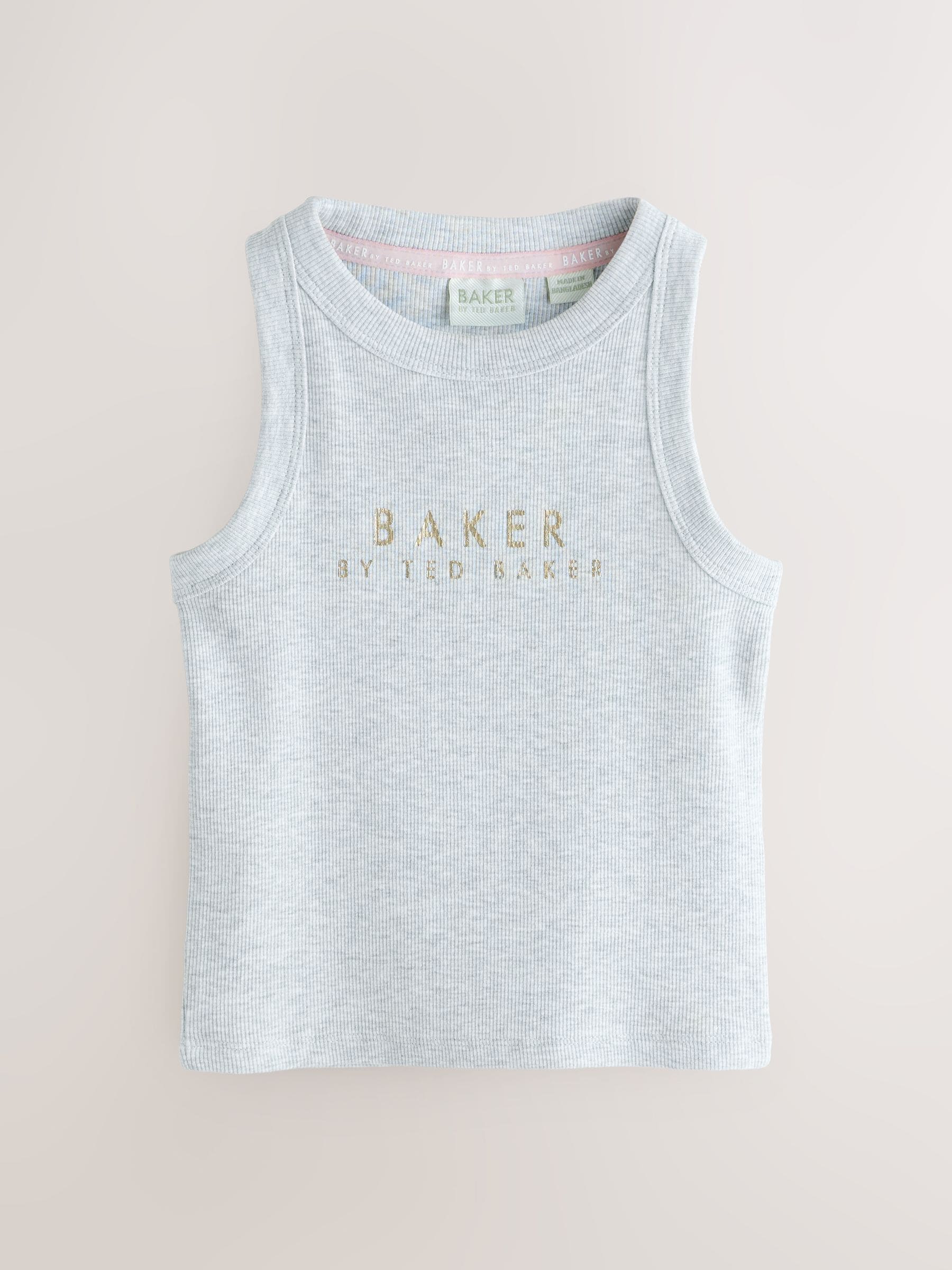 Baker by Ted Baker 3 Pack Ribbed Racer Vests